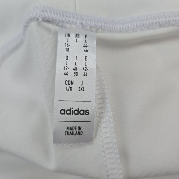 Adidas Tennis Y-Back Dress Womens Large 2 Piece With Shorts White New With Tags - Picture 14 of 16
